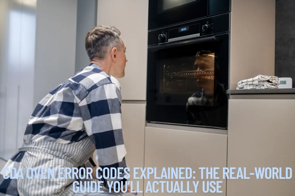CDA Oven Error Codes Explained The Real-World Guide You’ll Actually Use