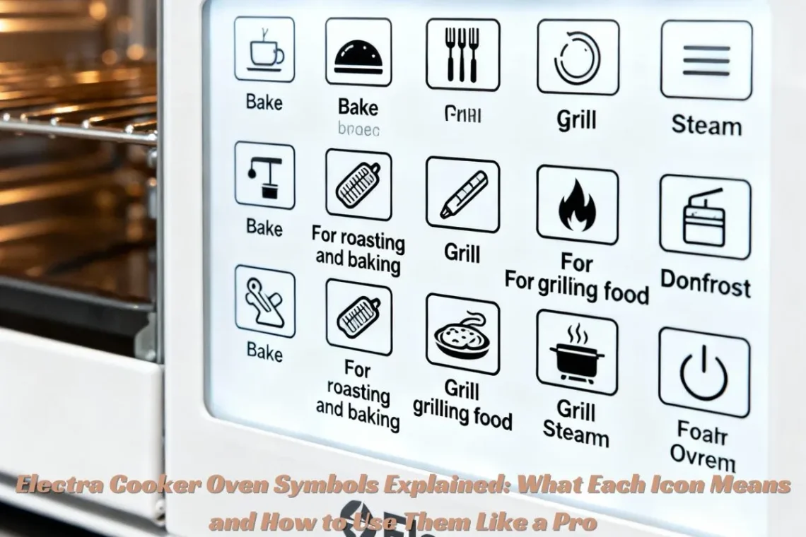 Electra Cooker Oven Symbols Explained