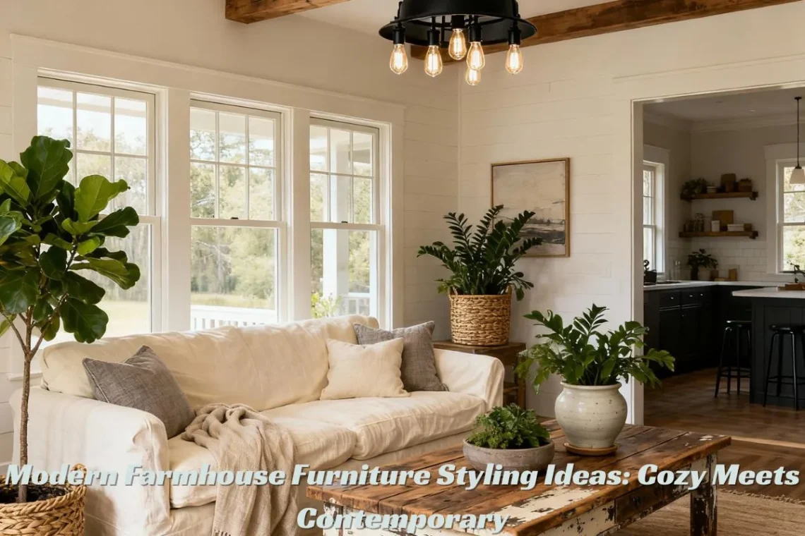 Modern Farmhouse Furniture Styling Ideas Cozy Meets Contemporary