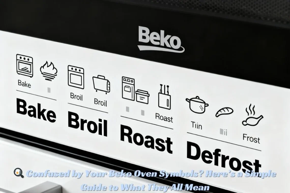 beko cooker oven symbols