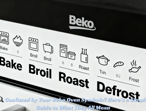 beko cooker oven symbols