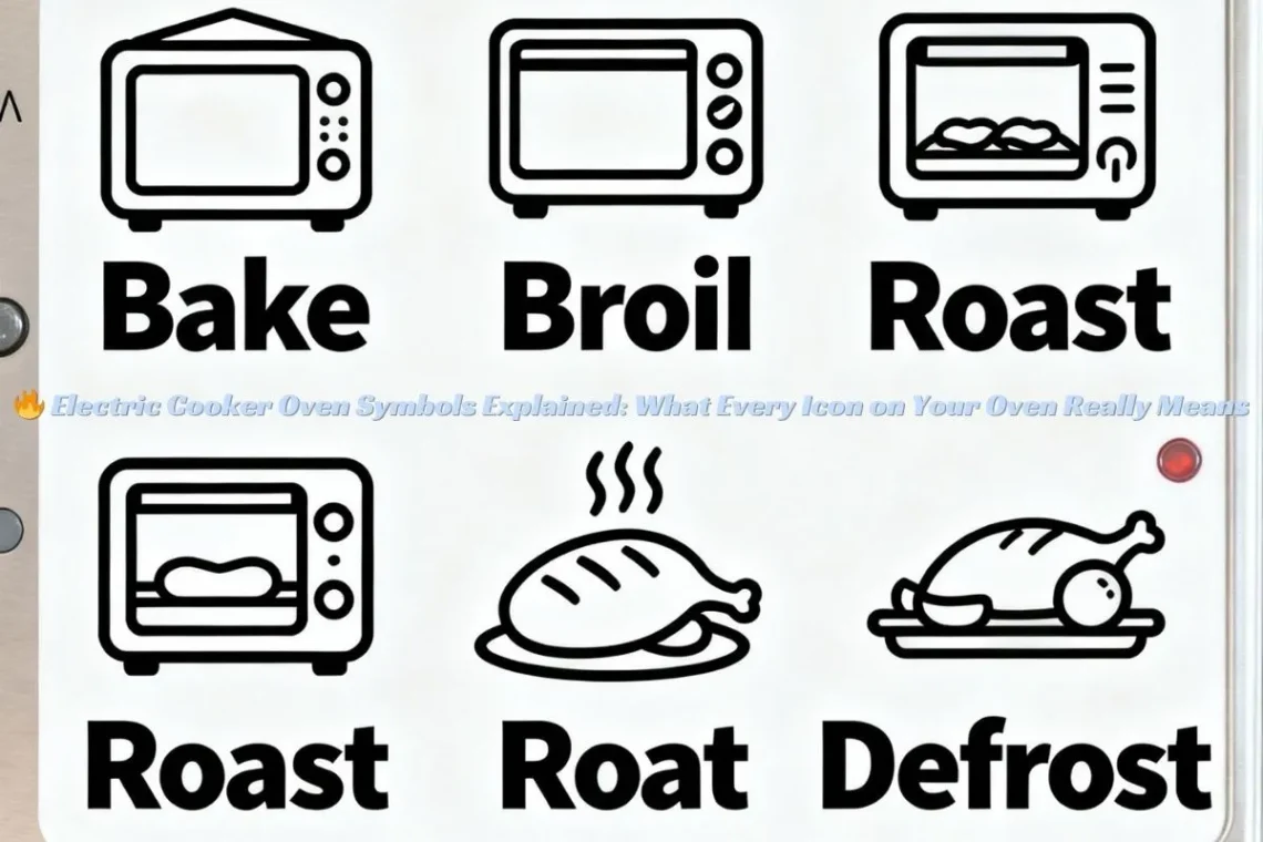 🔥 Electric Cooker Oven Symbols Explained What Every Icon on Your Oven Really Means