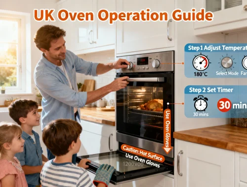 How to operate an oven in the UK